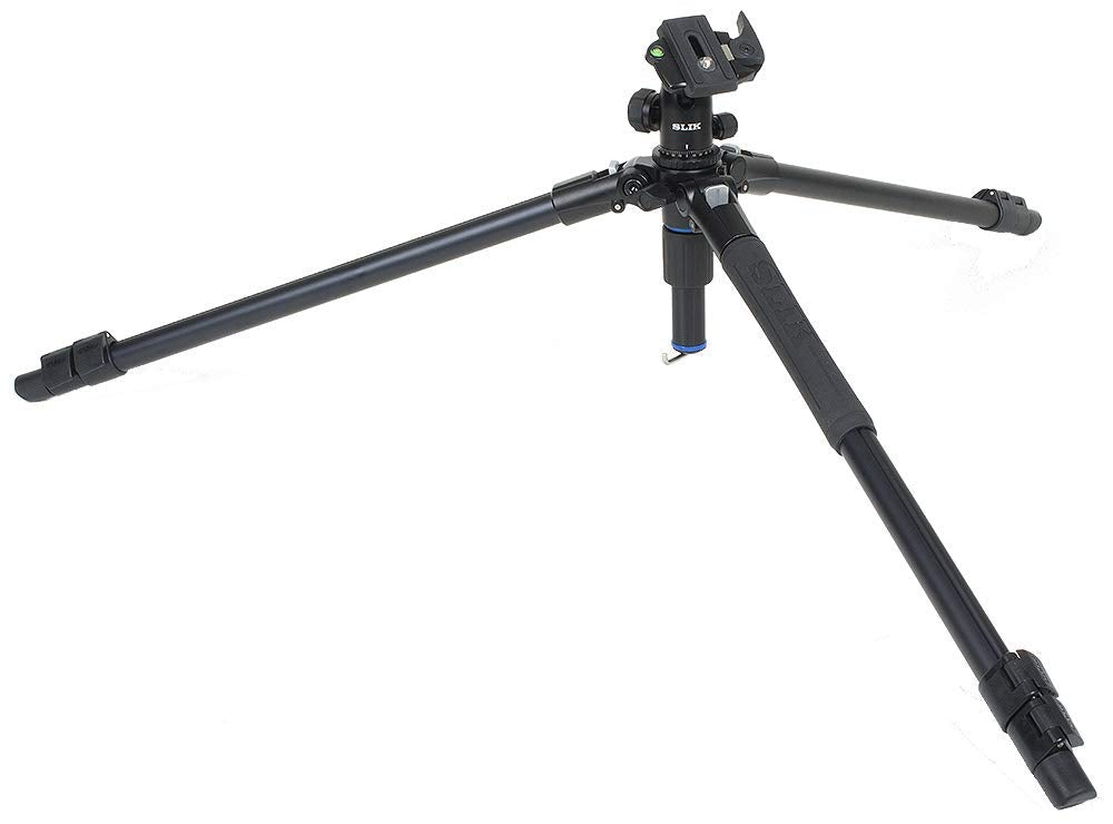 Slik Pro Al 323Bh4 W/Sbh 400 Ball Head For Mirrorless/Dslr Sony Nikon Canon Fuji Cameras And More   Black (613 359)